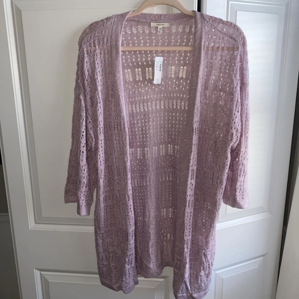 Maurice’s Cardigan Sweater Women’s Small Lilac‎ Purple NWT